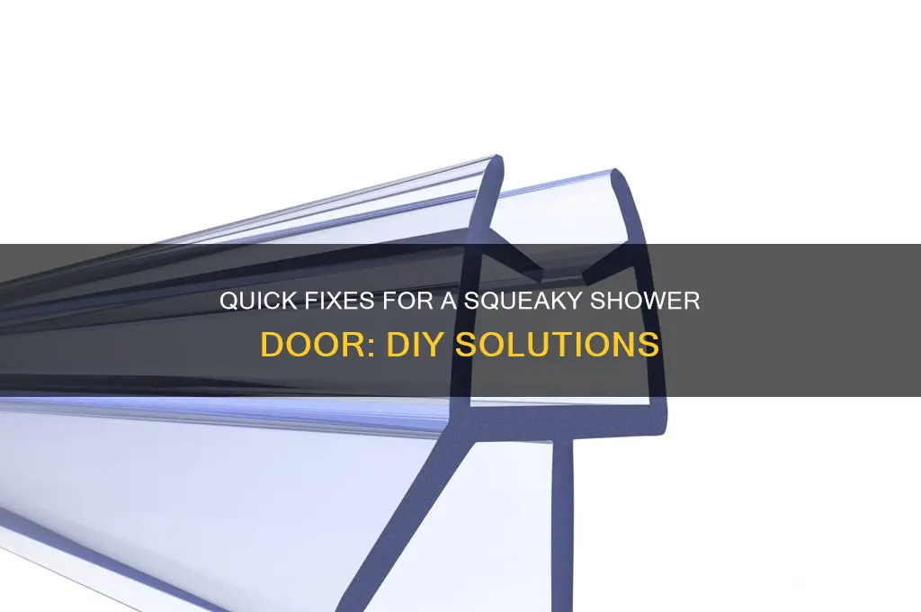 how to fix squeaky shower door