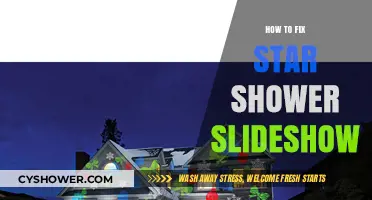 Troubleshooting Star Shower Slideshow: Quick Fixes for Seamless Light Displays
