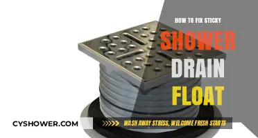 Quick Fix for a Sticky Shower Drain Float: DIY Guide