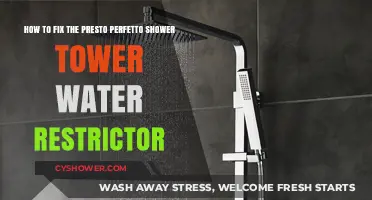Fixing Your Presto Perfetto Shower Tower Water Restrictor: A Step-by-Step Guide