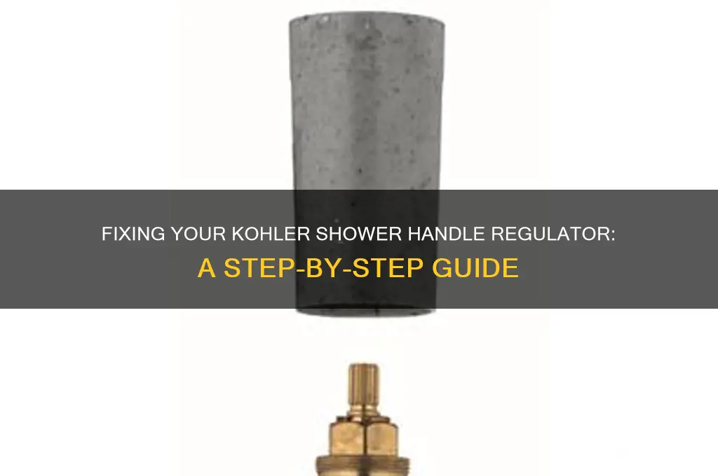 how to fix the regulator in kohler shower handle