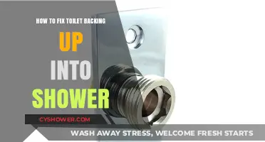Quick Fixes for Toilet Backing Up into Shower: Step-by-Step Guide