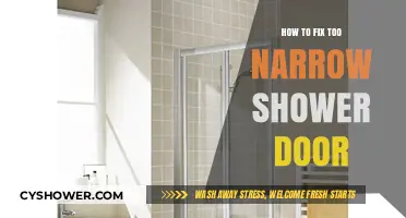 Fixing a Narrow Shower Door: Easy DIY Solutions for More Space