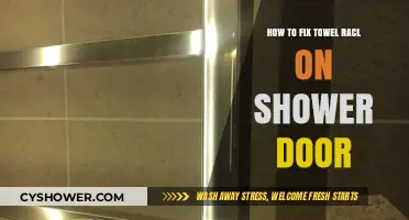 Easy DIY Guide to Repairing a Towel Rack on Your Shower Door