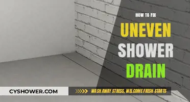 Fixing Uneven Shower Drain: Simple DIY Solutions for Smooth Water Flow