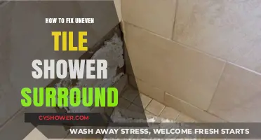 Fixing Uneven Tile Shower Surround: DIY Repair Guide for Smooth Walls