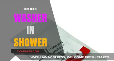 Quick DIY Guide to Repairing Your Shower Washer Easily
