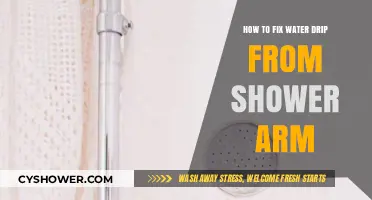 Stop Shower Arm Leaks: Easy DIY Fix for Water Drips