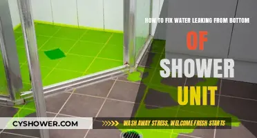Stop Shower Leaks: Quick Fixes for Water Dripping from the Base