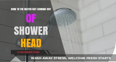 Fix Your Shower Head: Quick Solutions for No Water Flow