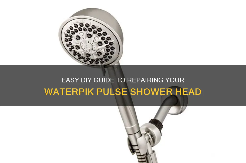 how to fix waterpik pulse shower head