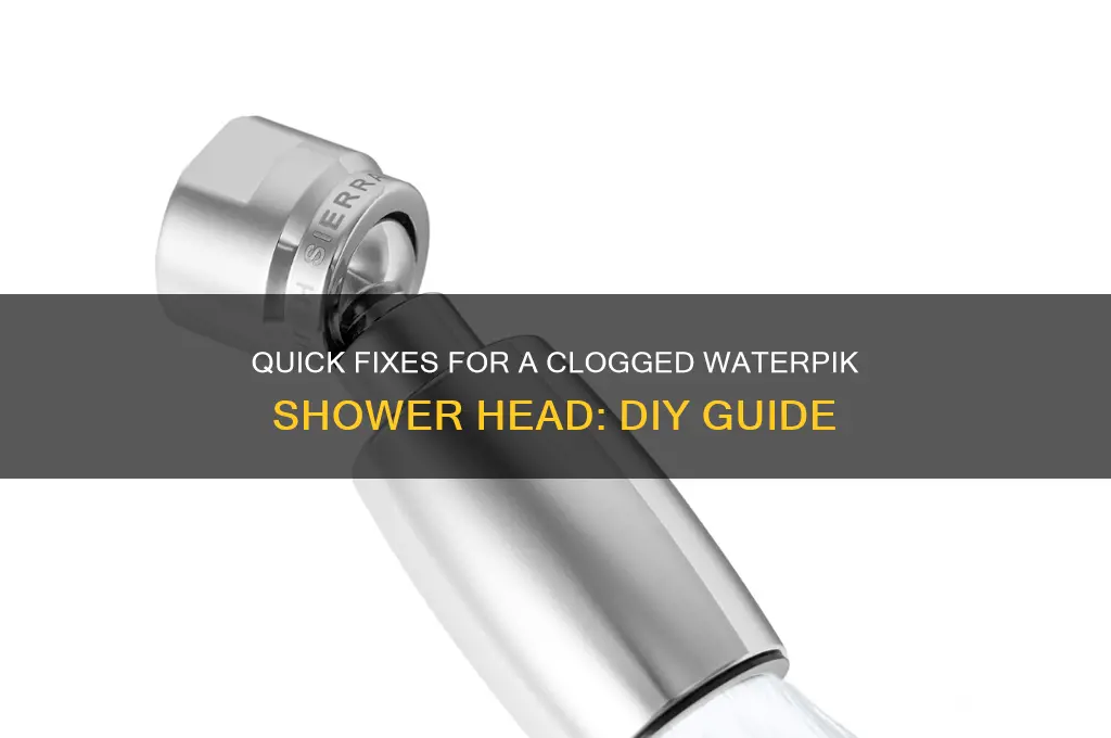 how to fix your waterpick shower head