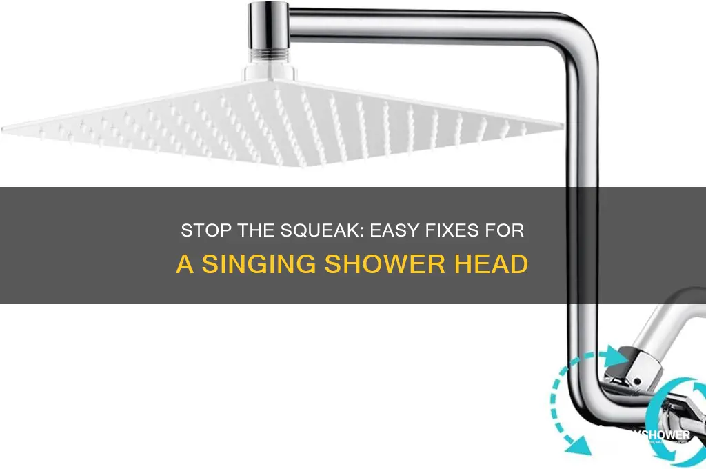 how to fixing a singing shower