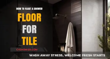 Mastering Shower Tile Installation: Floating Your Floor Like a Pro