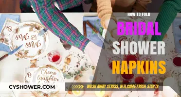 Elegant Napkin Folding Ideas for Your Bridal Shower Celebration