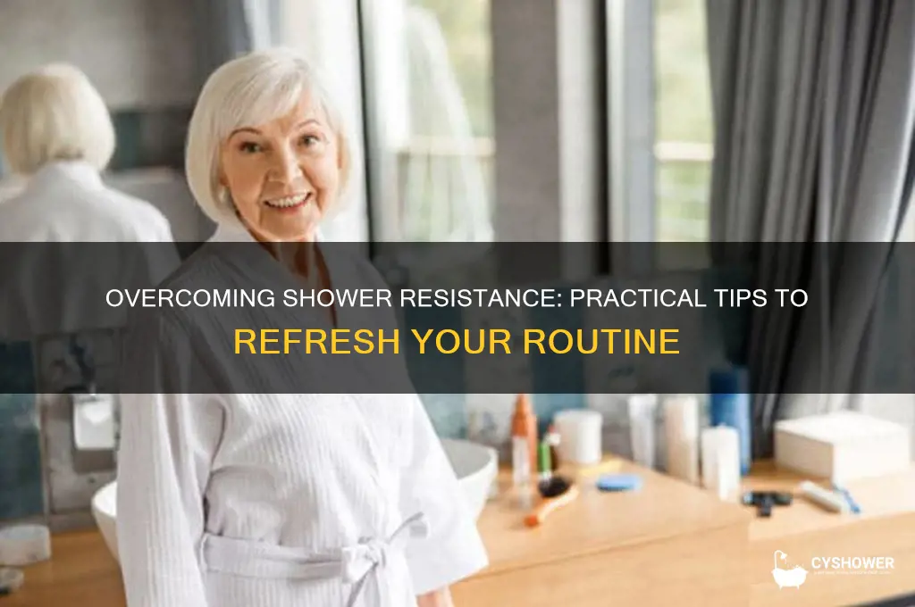 how to force yourself to take a shower
