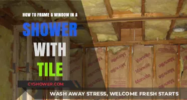 Framing a Window in a Tiled Shower: A Step-by-Step Guide