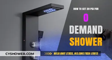 Boost Shower Pressure: Achieve 20 PSI On-Demand Shower Solutions