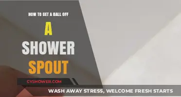 Easy Steps to Retrieve a Ball Stuck on Shower Spout