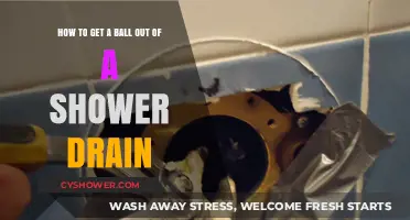 Quick Fix: Removing a Stuck Ball from Your Shower Drain