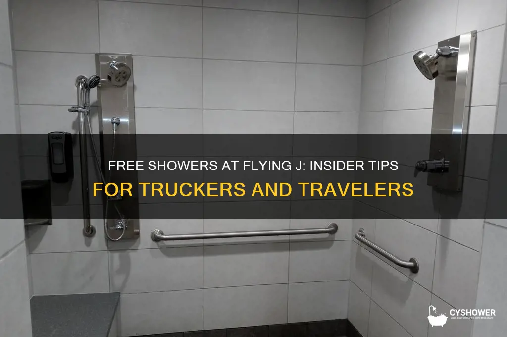 how to get a free shower at flying j