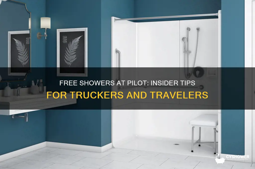 how to get a free shower at pilot