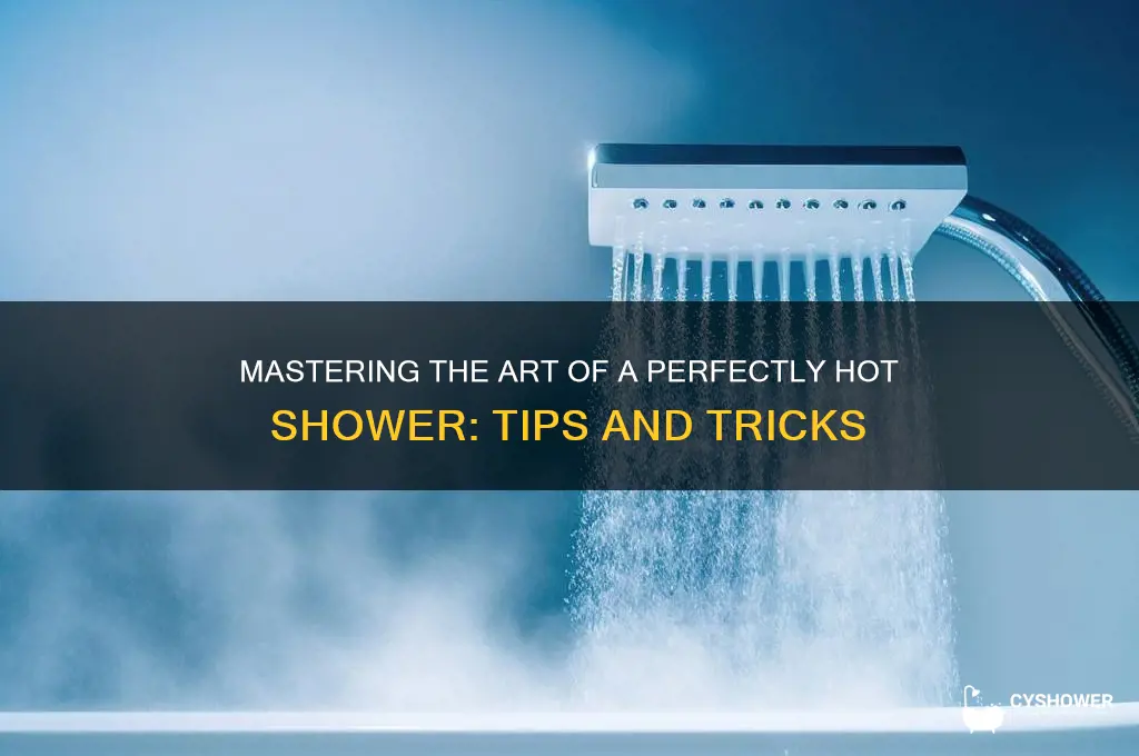 how to get a hot shower