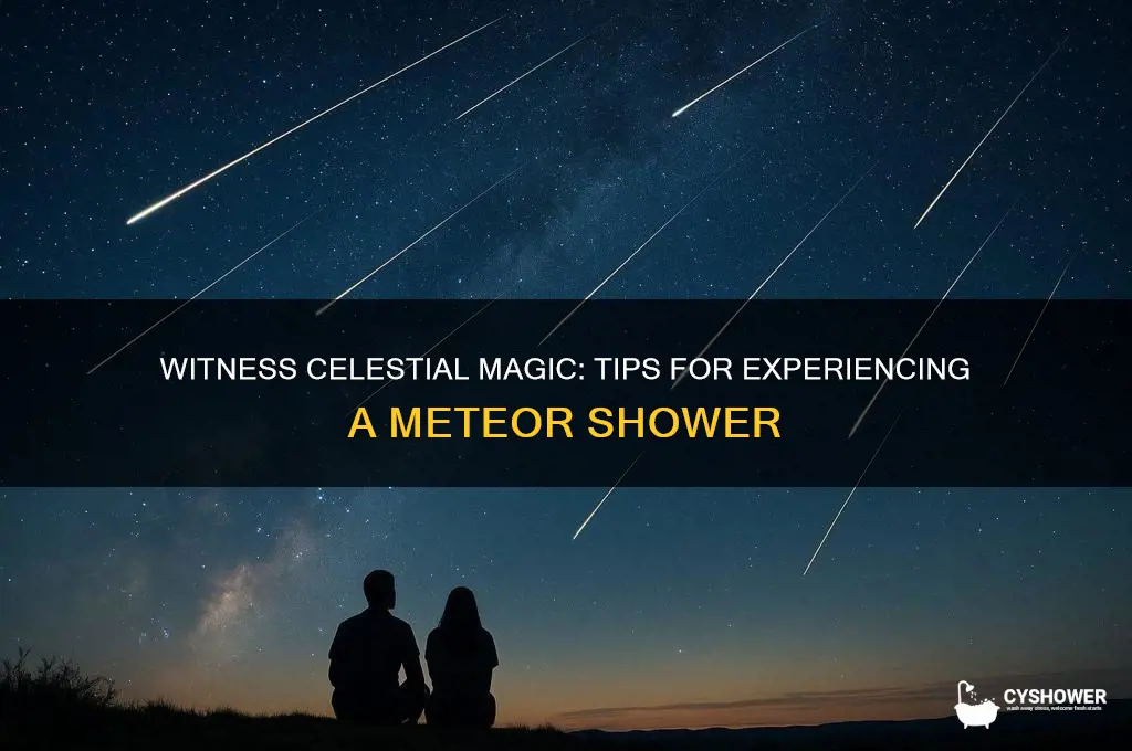 how to get a meteor shower