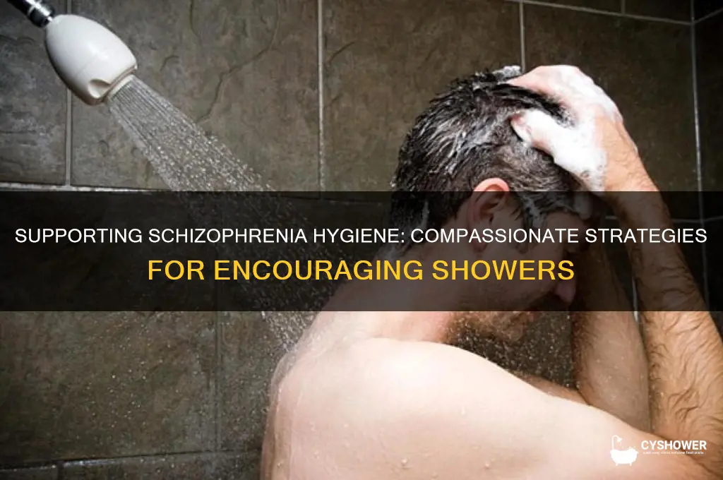 how to get a schizophrenic to shower