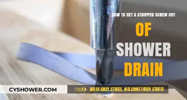 Easy Fixes: Removing Stripped Screws from Your Shower Drain