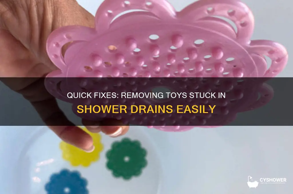 how to get a toy out of a shower drain