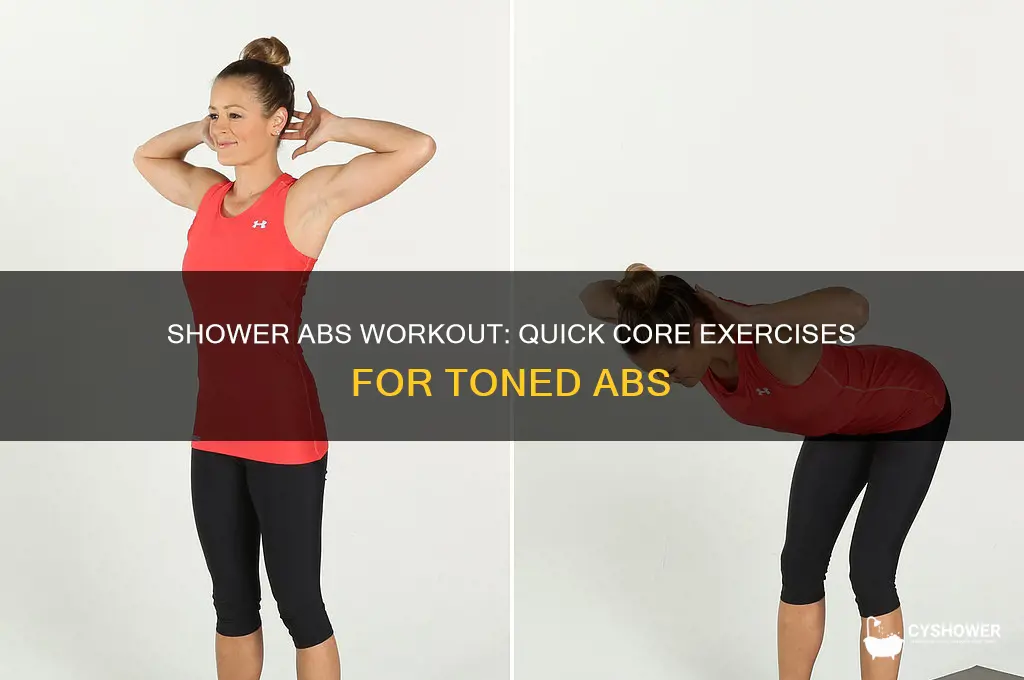 how to get abs in the shower