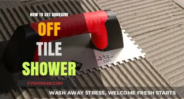 Effective Ways to Remove Adhesive from Tile Shower Surfaces Easily