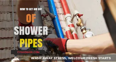 Quick Fixes: Removing Air from Shower Pipes for Consistent Water Flow