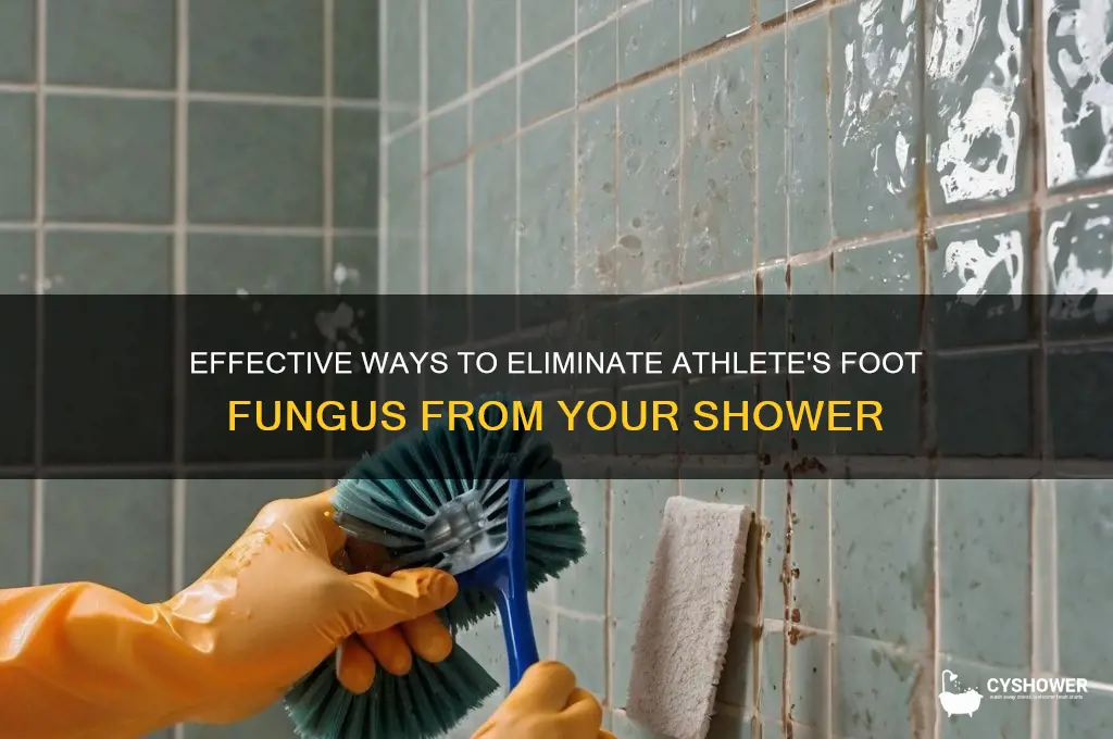 how to get athletes foot out of shower