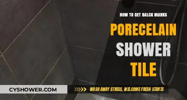 Effective Tips to Remove Black Marks from Porcelain Shower Tiles