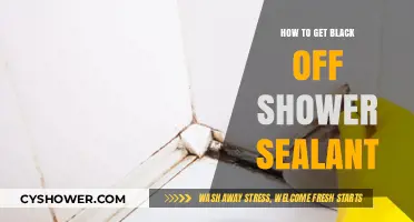 Effective Ways to Remove Black Stains from Shower Sealant