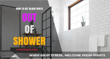 Effective Ways to Remove Black Spots from Your Shower Easily