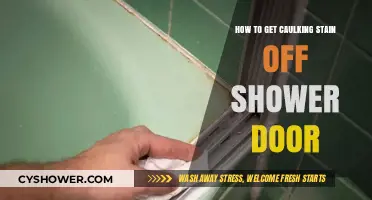 Effective Tips to Remove Caulking Stains from Your Shower Door