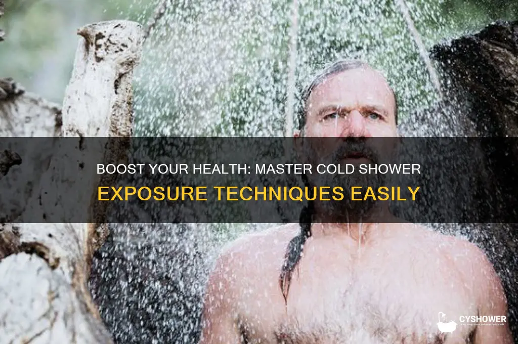 how to get cold exposure in the shower