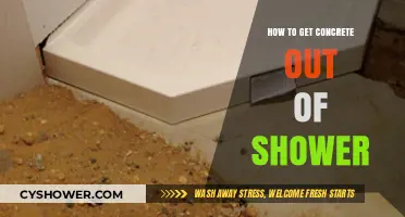 Effective Tips to Remove Concrete from Your Shower Easily