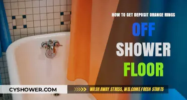 Effective Ways to Remove Stubborn Orange Deposit Rings from Shower Floors