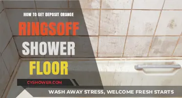 Effective Ways to Remove Orange Deposits from Your Shower Floor