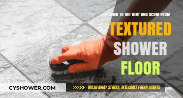 Effective Cleaning Tips for Removing Dirt and Scum from Textured Shower Floors