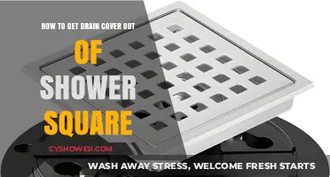 Easy Steps to Remove a Square Shower Drain Cover