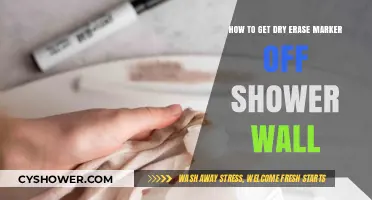 Effective Ways to Remove Dry Erase Marker from Shower Walls