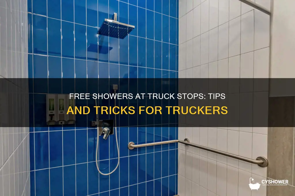 how to get free shower at ta