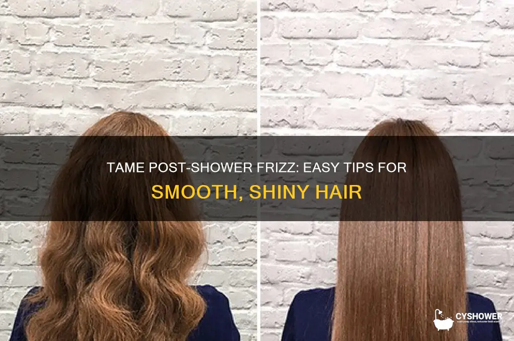 how to get frizz free hair after shower