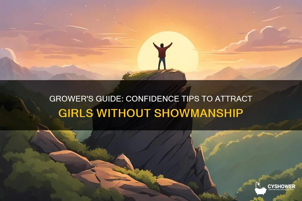 how to get girls being a grower not a shower