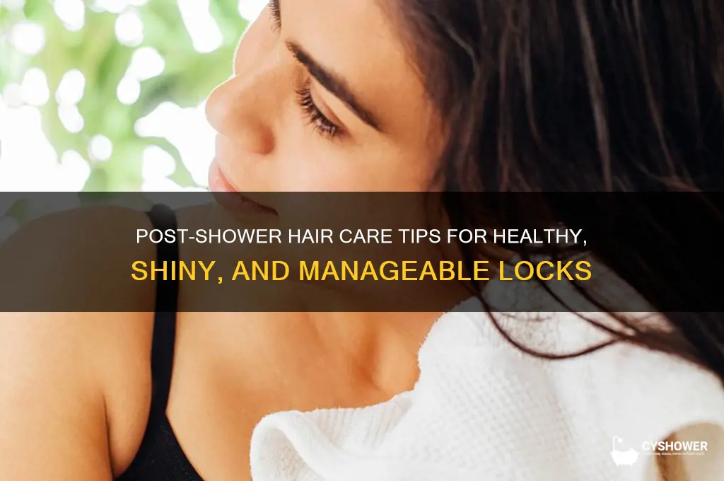 how to get good hair after shower